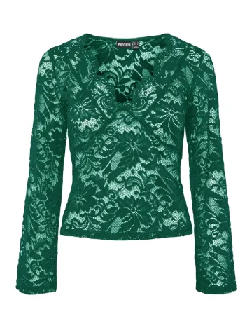 Bluza Pieces, verde Verde