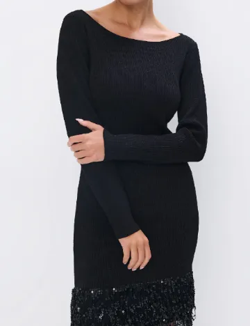 Rochie scurta Mohito, negru Negru