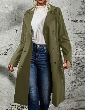 Trench SHEIN, verde