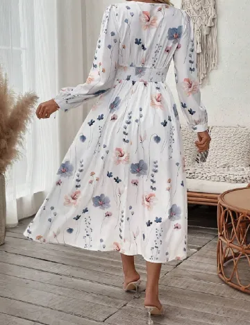 Rochie medie SHEIN, alb
