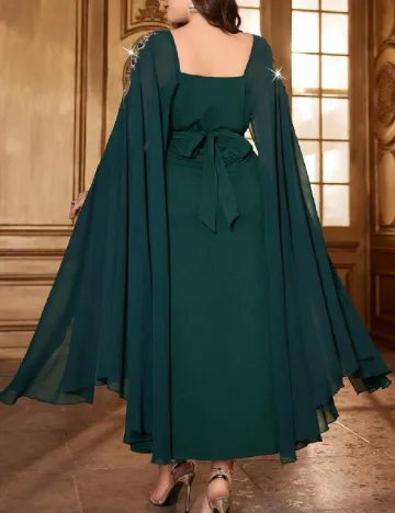 Rochie lunga SHEIN CURVE, verde