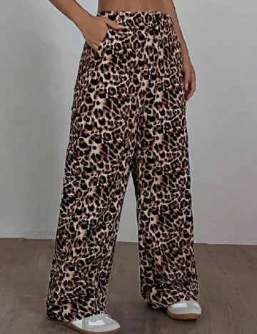 Pantaloni SHEIN, animal print Animal print