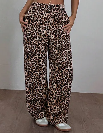 Pantaloni SHEIN, animal print Animal print