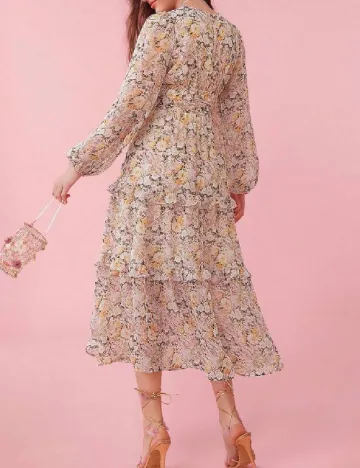 Rochie medie SHEIN, floral print