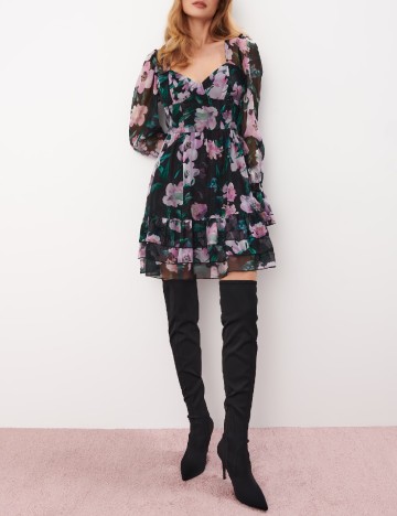 Rochie scurta Mohito, floral print