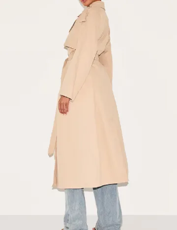 Trench PRETTYLITTLETHING, crem