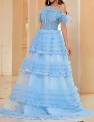 Rochie lunga SHEIN, albastru