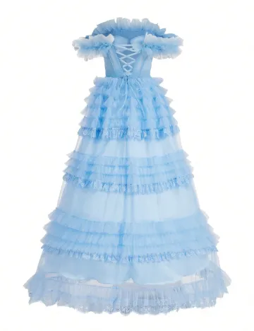 Rochie lunga SHEIN, albastru