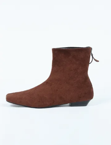 Botine SHEIN, maro