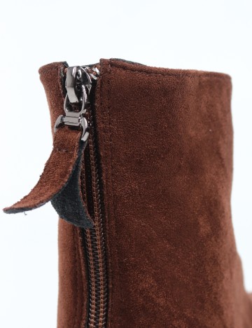 Botine SHEIN, maro