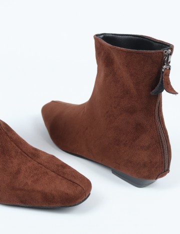 Botine SHEIN, maro
