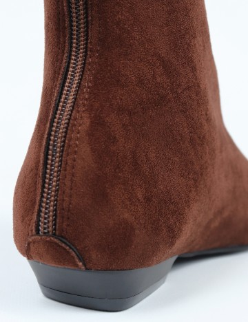 Botine SHEIN, maro
