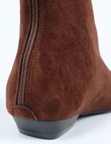 Botine SHEIN, maro