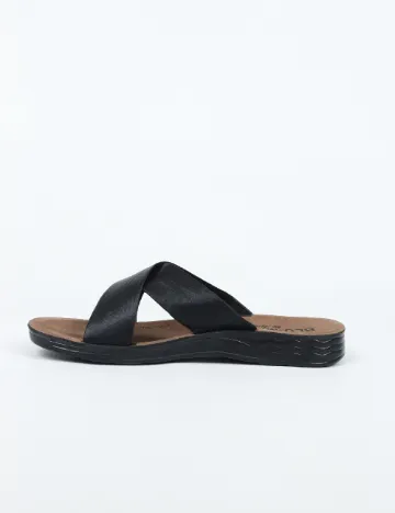 Slapi SHEIN, negru Negru