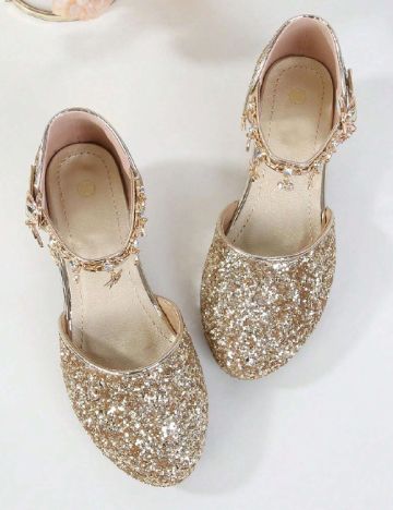 Pantofi Shein Kids, auriu