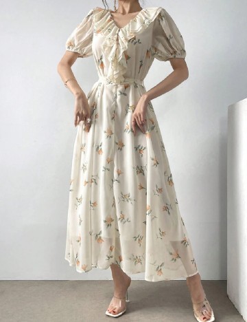 Rochie lunga SHEIN, bej