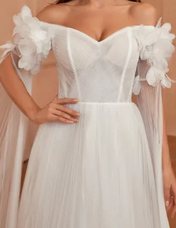 Rochie lunga SHEIN, alb Alb