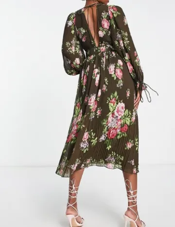 Rochie medie ASOS, maro