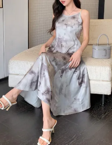 Rochie medie Dazy, crem