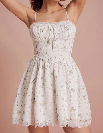 Rochie scurta SHEIN, alb