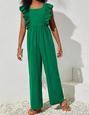 Salopeta Shein Kids, verde Verde