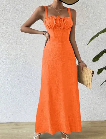 Rochie lunga SHEIN, portocaliu Portocaliu