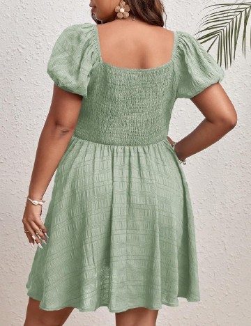 Rochie scurta SHEIN CURVE, verde