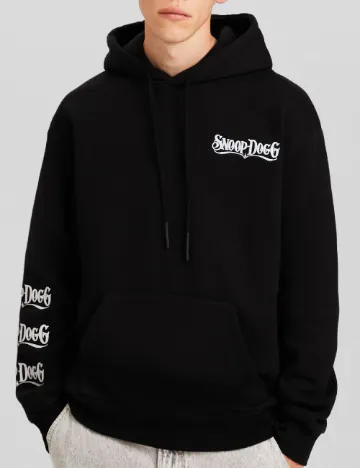 Hanorac Bershka, negru Negru