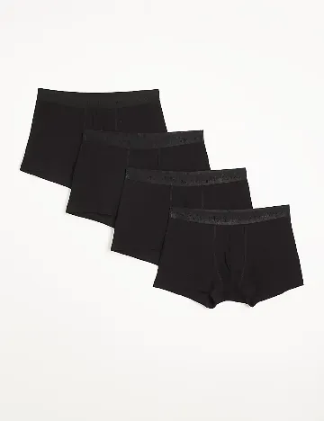 Set Boxeri 4 perechi River Island, negru