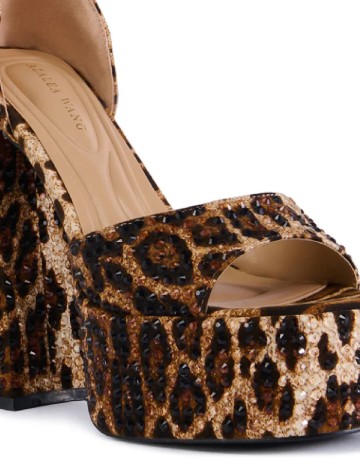 Sandale Azalea Wang, animal print