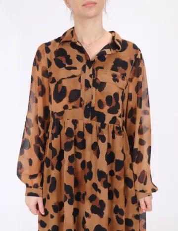 Rochie medie Wednesday sgirl, maro Maro