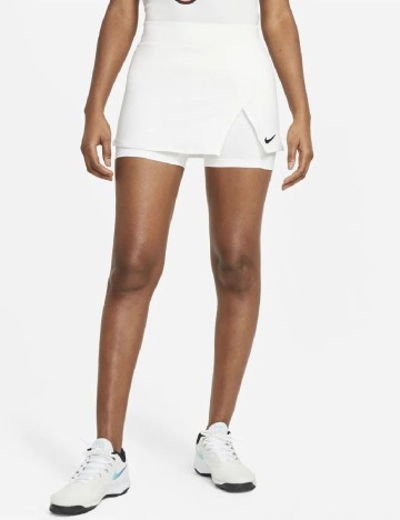 Fusta pantalon Nike, alb