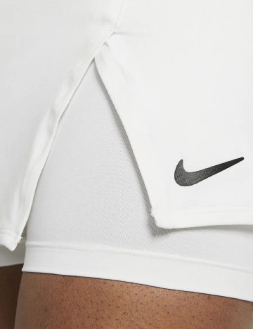 Fusta pantalon Nike, alb
