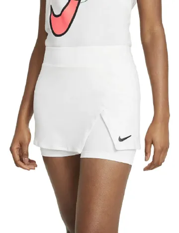Fusta pantalon Nike, alb