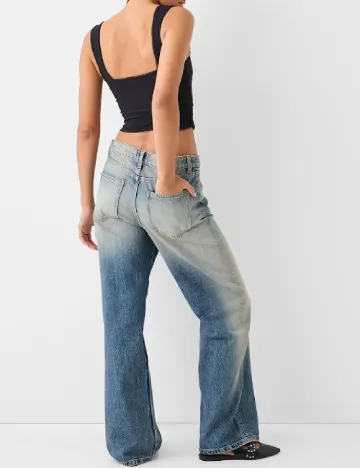 Top Bershka, negru Negru