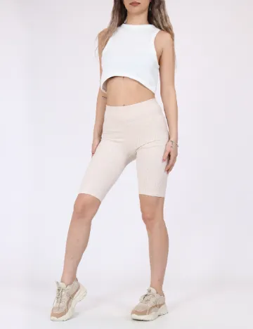 Top Stradivarius, alb Alb