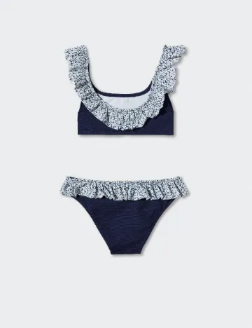 Costum de baie Mango Kids, bleumarin Albastru