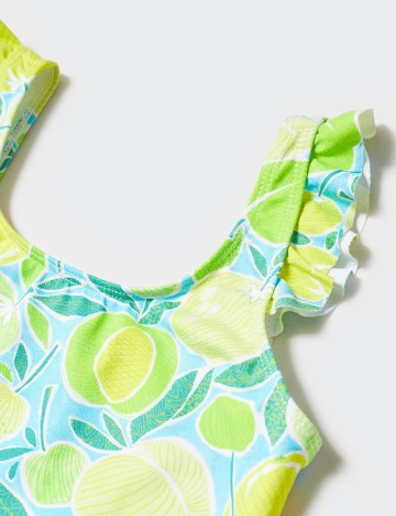 Costum de baie Mango Kids, verde