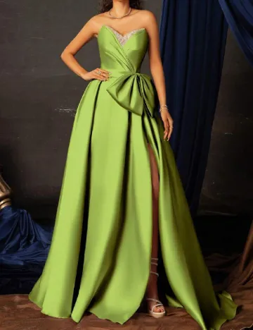 Rochie lunga Smilprince, verde