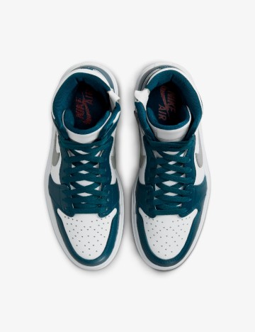 Adidasi Nike Air Jordan, alb/albastru