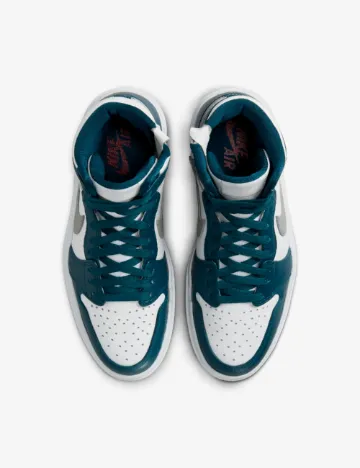 Adidasi Nike Air Jordan, alb/albastru