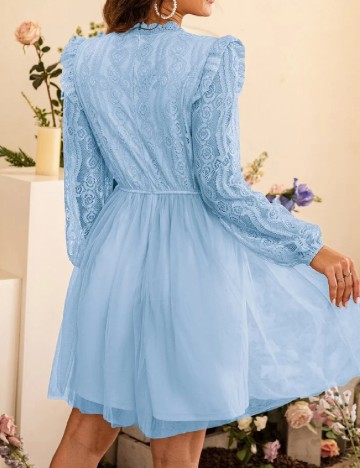 Rochie scurta Simplee, albastru