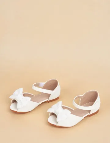 Sandale Shein Kids, alb