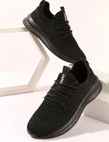 Adidasi SHEIN, negru Negru