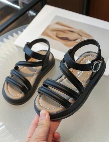 Sandale Shein Kids, negru