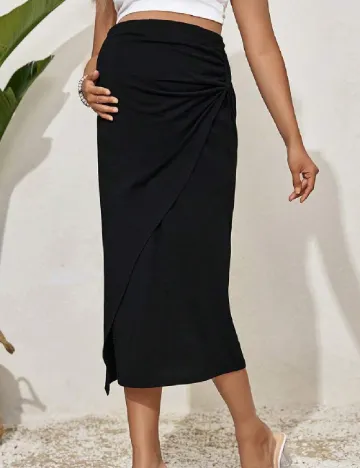 Fusta SHEIN Maternity, negru Negru