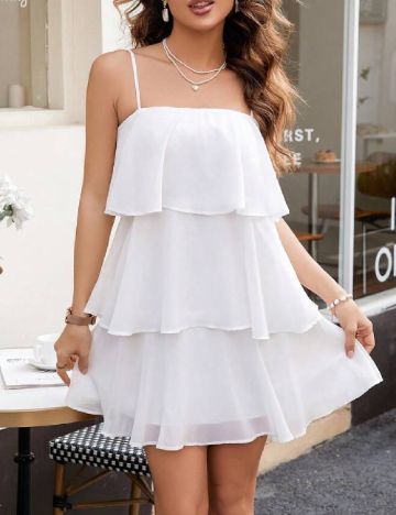 Rochie scurta SHEIN, alb