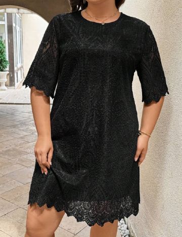 Rochie scurta SHEIN CURVE, negru