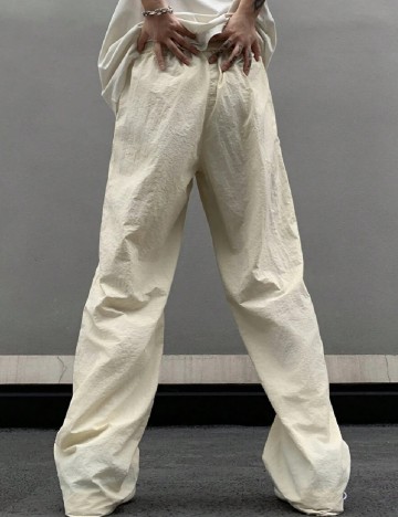 Pantaloni SHEIN, crem