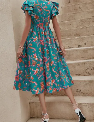 Rochie medie SHEIN, albastru Albastru